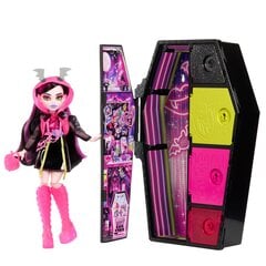 Monster High® kirstukujuline üllatuskapp, neoonseeria Draculaura HNF78 hind ja info | Tüdrukute mänguasjad | kaup24.ee