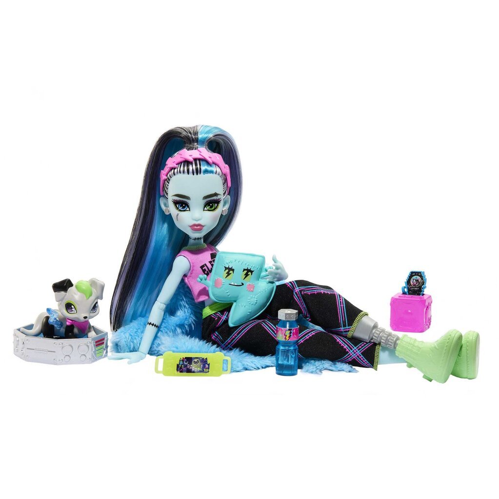 Monster High® pidžaamapeo Frankie HKY68 hind ja info | Tüdrukute mänguasjad | kaup24.ee