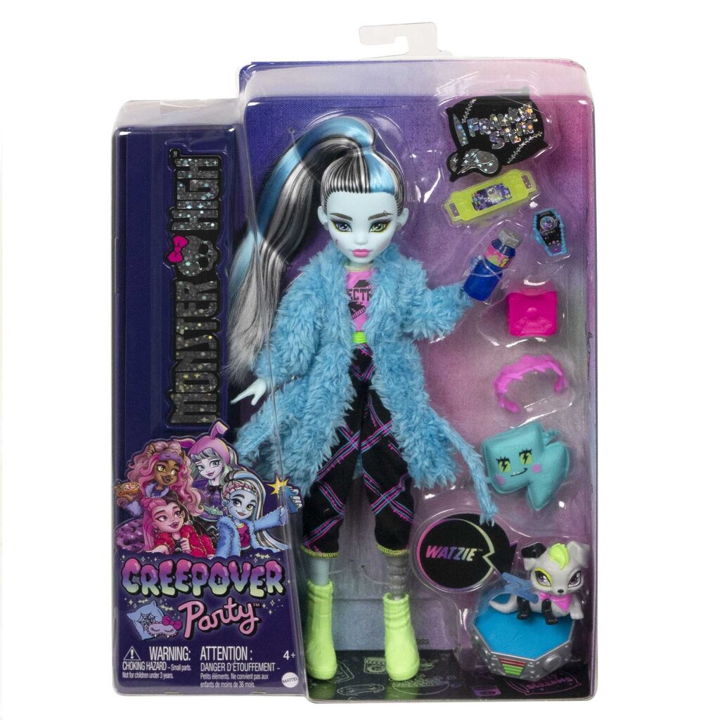 Monster High® pidžaamapeo Frankie HKY68 цена и информация | Tüdrukute mänguasjad | kaup24.ee