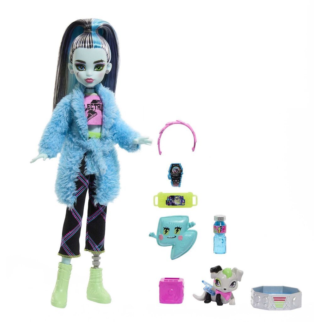 Monster High® pidžaamapeo Frankie HKY68 hind ja info | Tüdrukute mänguasjad | kaup24.ee