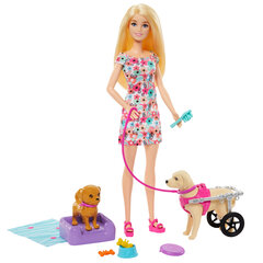 Barbie® nukk abiratastega koeraga HTK37 hind ja info | Tüdrukute mänguasjad | kaup24.ee