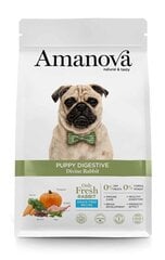 Amanova Puppy Digestive Divine Rabbit noortele kutsikatele küülikulihaga, 2 kg hind ja info | Kuivtoit koertele | kaup24.ee