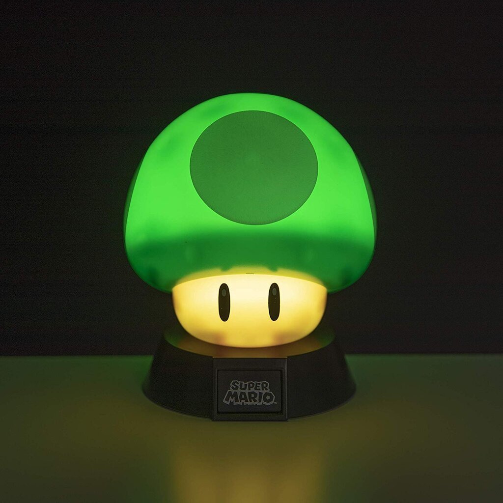 MARIO 1Up Mushroom Icon Lamp 10cm hind ja info | Fännitooted mänguritele | kaup24.ee