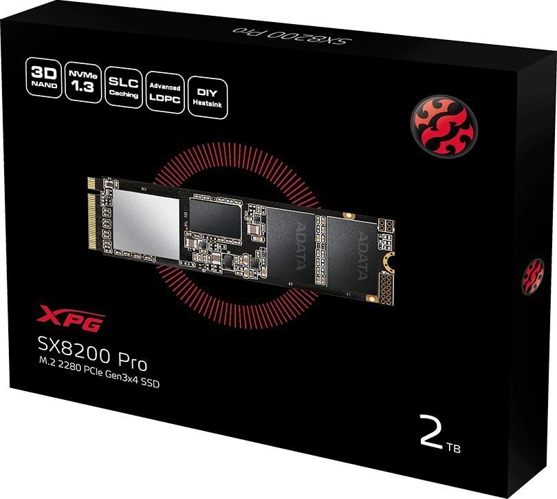 ADATA ASX8200PNP-2TT-C hind ja info | Sisemised kõvakettad (HDD, SSD, Hybrid) | kaup24.ee