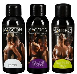 Massaažiõli komplekt Magoon 3 tk, 150 ml цена и информация | Массажные масла | kaup24.ee