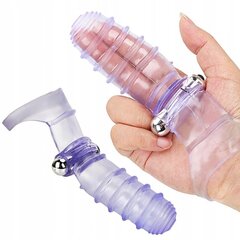 Vibrating Finger Cuff Night Fantasy, lilla hind ja info | Peeniserõngad, mansetid jne. | kaup24.ee