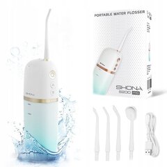 SHONA S200 PRO WIRELESS DENTAL IRYGATOR + ETUI + 4 pihustid hind ja info | Elektrilised hambaharjad | kaup24.ee