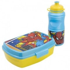 spiderman brunch box joogikomplekt, 23x7,5 cm hind ja info | Toidu säilitusnõud | kaup24.ee