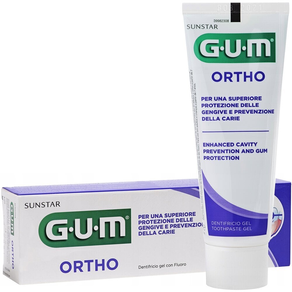 GUM ORTHO Paste (75 ml) hind ja info | Suuhügieen | kaup24.ee