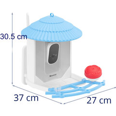 Nutikas linnusöötja 4 MP HD kaamera ja 2,5 l päikesepaneeliga цена и информация | Садовые инструменты | kaup24.ee