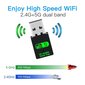 USB WiFi + Bluetooth 5.0 adapter, 600 Mbps цена и информация | Ruuterid | kaup24.ee