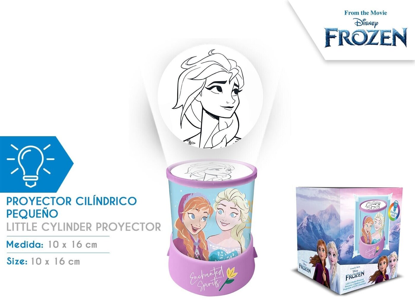 disney frozen led laualamp lastele цена и информация | Lastetoa valgustid | kaup24.ee