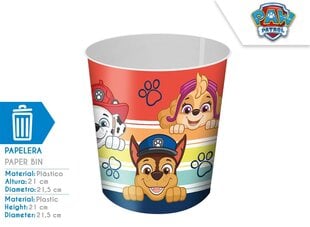 paw patrol prügikast, 1 tk. hind ja info | Prügikastid | kaup24.ee