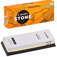 SHARPI Dual-Grit 1000/3000 Water Stone — универсальная точилка для ножей цена и информация | Ломтерезки, точилки для ножей | kaup24.ee