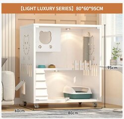 Многофункциональный кошачий домик De'Luxe LuxuryCat Combo белый цена и информация | Лежаки, домики | kaup24.ee