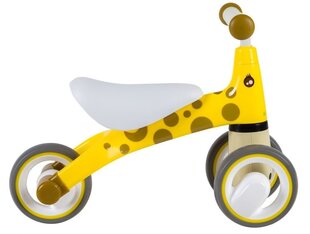 Трехколесный самокат Ecotoys LB1603 Yellow цена и информация | Детский трехколесный велосипед - коляска с удобной ручкой управления для родителей Riff F95941 2в1, фиолетовый | kaup24.ee