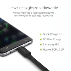 Green Cell кабель быстрой зарядки USB/USB-C, 25 см цена и информация | Кабели для телефонов | kaup24.ee