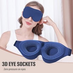 Magamismask külgmagajale, 100% valgust blokeeriv 3D-sleeping silmamask, pehme hingav silmade kate naistele meestele, lõõgastav nullsurvega öine silmaside цена и информация | Женские пижамы, ночнушки | kaup24.ee