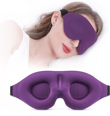 Magamismask külgmagajale, 100% valgust blokeeriv 3D-sleeping silmamask, pehme hingav silmade kate naistele meestele, lõõgastav nullsurvega öine silmaside цена и информация | Женские пижамы, ночнушки | kaup24.ee