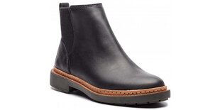 Clarks Trace Fall naiste mustad nahast slip-on saapad hind ja info | Naiste kingad | kaup24.ee