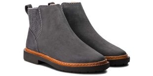 Женские сапоги-скороходы CLARKS Trace Fall из серой кожи цена и информация | Женские туфли | kaup24.ee