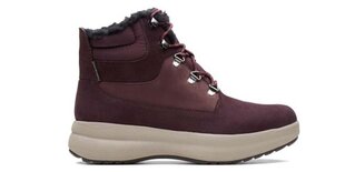 Женские ботинки Clarks Un Orbit Lace бордовые кожаные утепленные цена и информация | Женские туфли | kaup24.ee