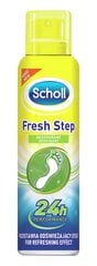 Õrn sprei jalgadele Scholl Fresh Step 150 ml hind ja info | Deodorandid | kaup24.ee