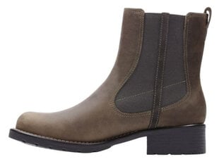 CLARKS Naiste Orinoco Club oliivist nubuknahast slip-on saapad hind ja info | Naiste kingad | kaup24.ee