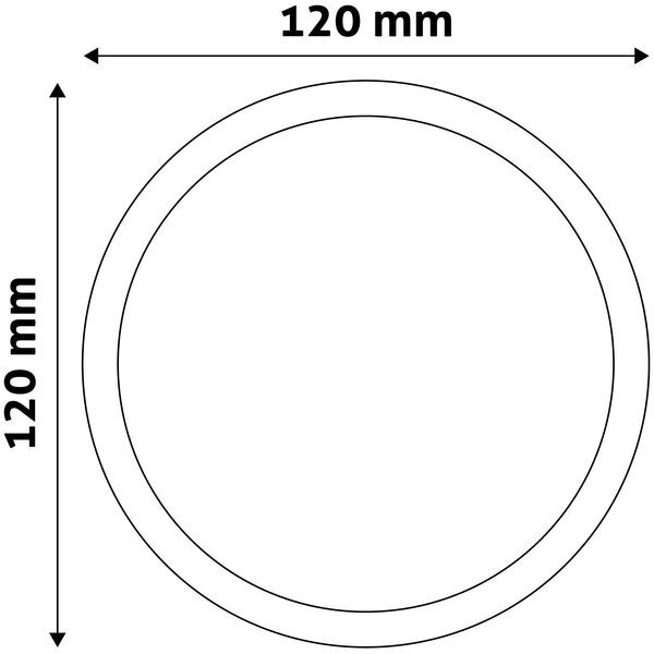 Laevalgusti Avide LED 6W 4000K, Ø120mm, ümar hind ja info | Süvistatavad ja LED valgustid | kaup24.ee