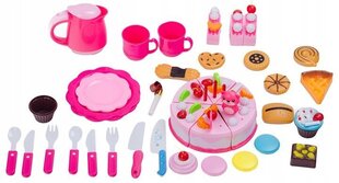 Sünnipäevatordi komplekt Ecotoys, 80 osa hind ja info | Tüdrukute mänguasjad | kaup24.ee
