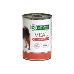 Konserv koertele Nature's Protection Dog Adult Veal vasikalihaga, 400g hind ja info | Konservid koertele | kaup24.ee