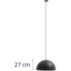 Moodne 1-punktiline ripplamp, kupli kujuga - must ja kuldne hind ja info | Ilusalongi mööbel | kaup24.ee