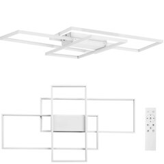 Moodne LED-laelamp puldiga - 3 ristkülikut hind ja info | Ilusalongi mööbel | kaup24.ee