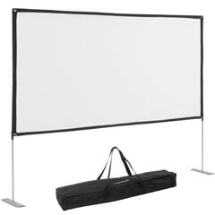 Kokkupandav põrandaprojektsiooniekraan 120'' 269 x 150 cm 16:9 hind ja info | Ilusalongi mööbel | kaup24.ee