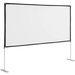 Kokkupandav põrandaprojektsiooniekraan 120'' 269 x 150 cm 16:9 hind ja info | Ilusalongi mööbel | kaup24.ee