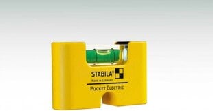 Уровень с зажимом для ремня Stabila Pocket Electric, 7 см цена и информация | Механические инструменты | kaup24.ee