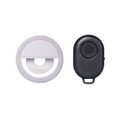 OBSBOT Selfie Ring Light nutitelefonidele Valge, Bluetoothi kaugpäästik hind ja info | Videokaamerate lisatarvikud | kaup24.ee