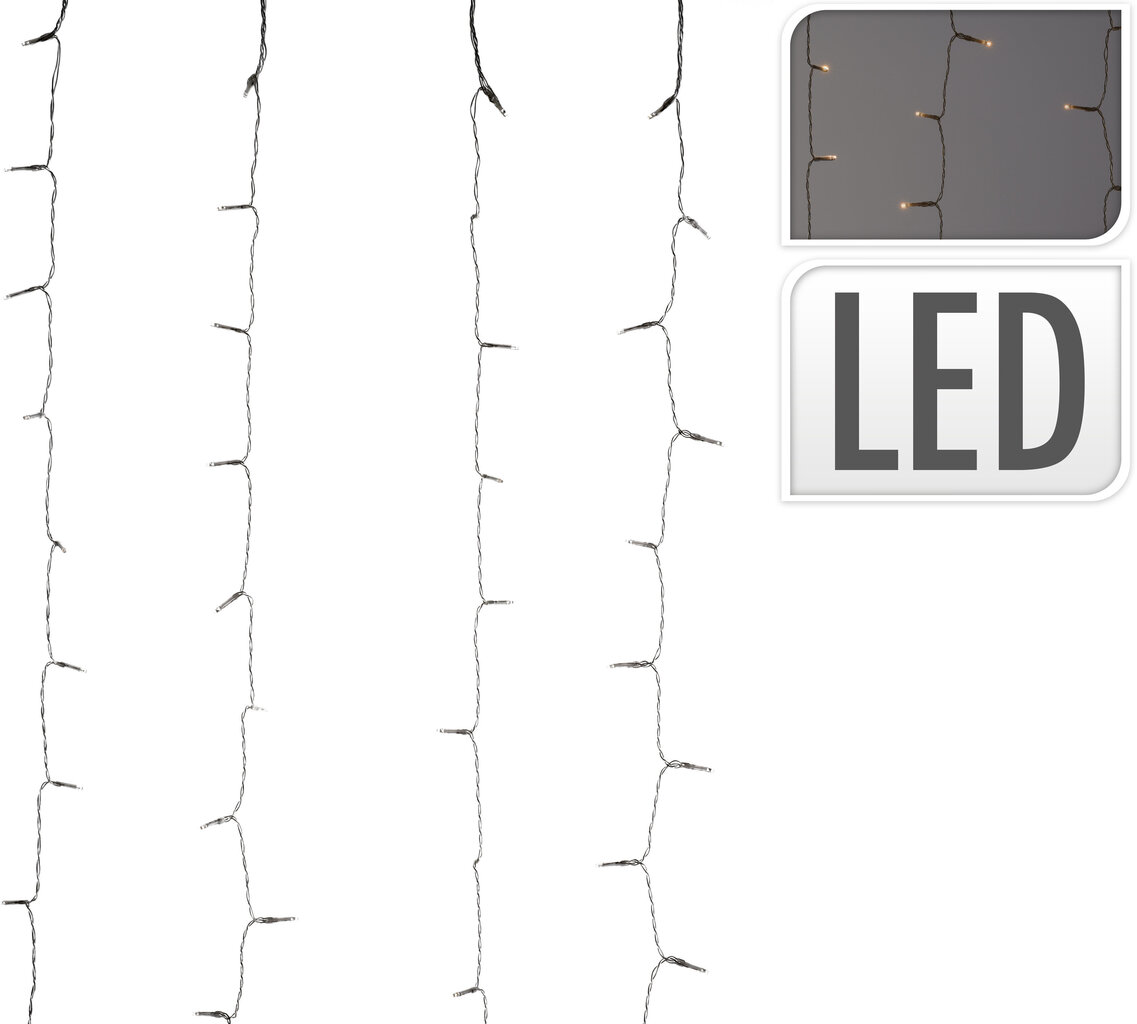 LED Valguskett Jääpurikad, 220 LED цена и информация | Jõulutuled | kaup24.ee