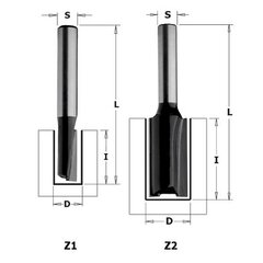 Sõrmfrees S=8mm, D=4mm, CMT цена и информация | Механические инструменты | kaup24.ee