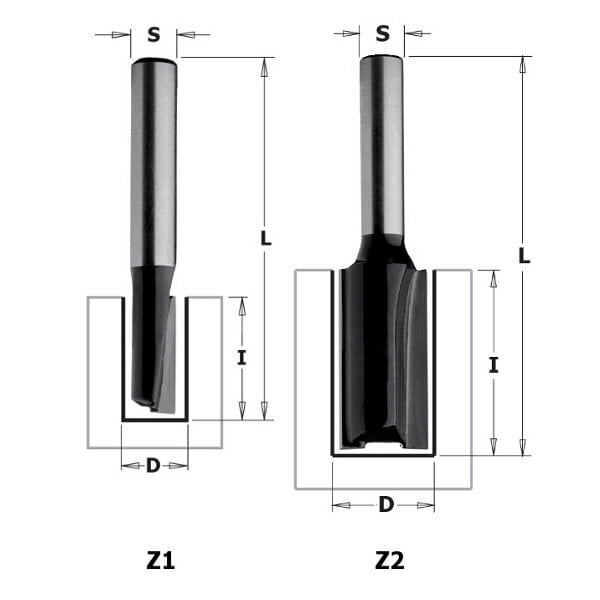 Sõrmfrees S=8mm, D=6mm, CMT цена и информация | Käsitööriistad | kaup24.ee