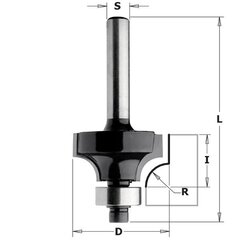 Sõrmfrees laagriga S=8mm, D=16,7mm, CMT цена и информация | Механические инструменты | kaup24.ee