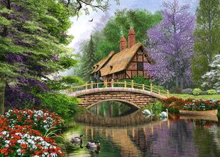 Pusle Castorland Puzzle River Cottage, 1000-osaline цена и информация | Пазлы | kaup24.ee