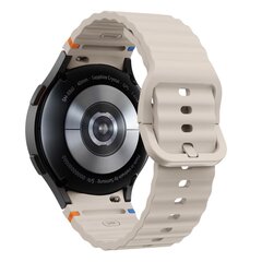 TECH-PROTECT SILIKOON SPORT SAMSUNG GALAXY WATCH 4 | 5 | 5 PRO | 6 | 7 | FE STARLIGHT hind ja info | Nutikellade ja nutivõrude tarvikud | kaup24.ee