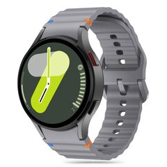 СИЛИКОНОВЫЕ СПОРТИВНЫЕ ЧАСЫ SAMSUNG GALAXY WATCH 4 | 5 | 5 PRO | 6 | 7 | FE CRAYON GREY цена и информация | Аксессуары для смарт-часов и браслетов | kaup24.ee