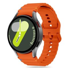 СИЛИКОНОВЫЕ СПОРТИВНЫЕ ЧАСЫ SAMSUNG GALAXY WATCH 4 | 5 | 5 PRO | 6 | 7 | FE ОРАНЖЕВЫЙ цена и информация | Аксессуары для смарт-часов и браслетов | kaup24.ee