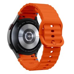 TECH-PROTECT SILIKOON SPORT SAMSUNG GALAXY WATCH 4 | 5 | 5 PRO | 6 | 7 | FE ORANŽ hind ja info | Nutikellade ja nutivõrude tarvikud | kaup24.ee