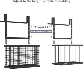 COVAODQ кухонная подвесная полка, 2 шт. цена и информация | Комплектующие для кухонной мебели | kaup24.ee