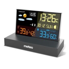 Метеостанция METEO SP110C с DCF, черный цвет цена и информация | Метеорологические станции, термометры | kaup24.ee