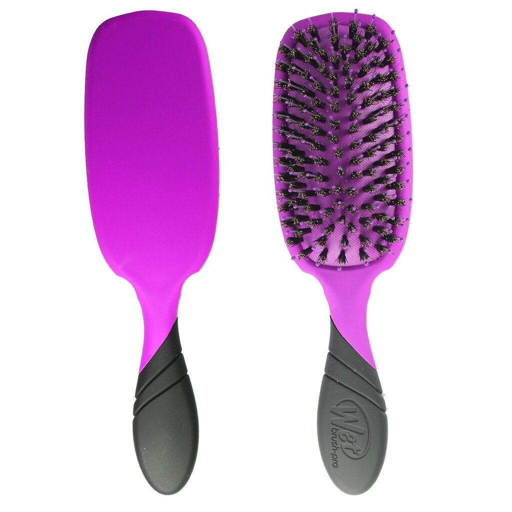 Juuksehari metsseaharjastega WETBRUSH PRO SHINE ENHANCER, lilla hind ja info | Juukseharjad, kammid, juuksuri käärid | kaup24.ee