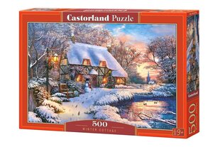 Pusle "Winter Cottage" Castorland, 500 tk hind ja info | Castorland Lapsed ja imikud | kaup24.ee